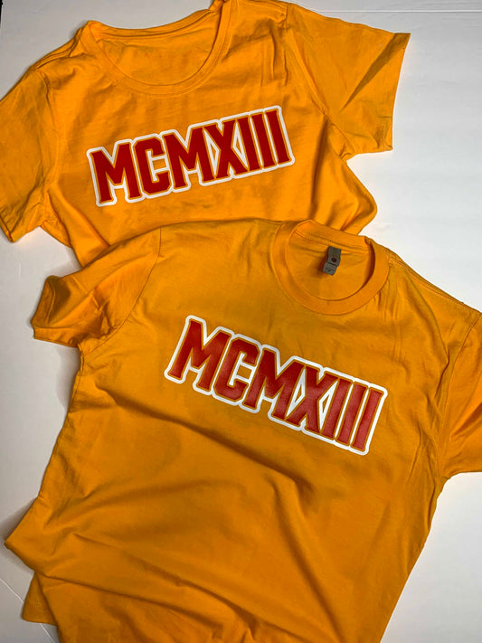 MCMXIII (1913 Roman Numerals)