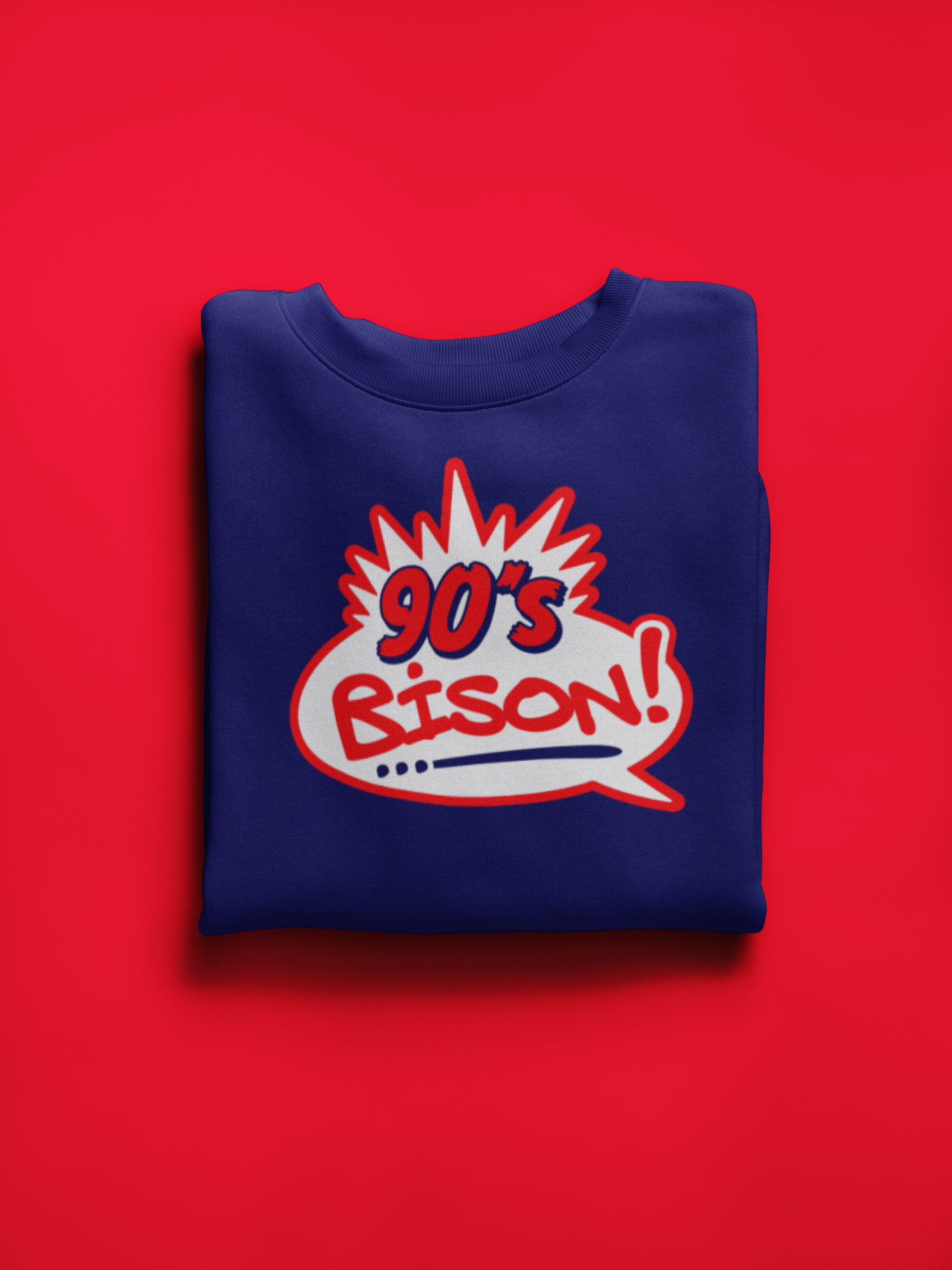 90s Bison Sweatshirt (YO! MTV Raps)