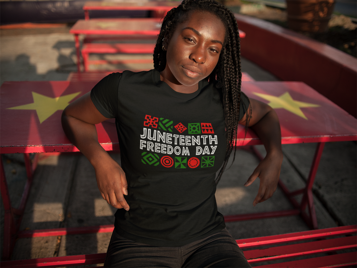 Juneteenth Adinkra Freedom