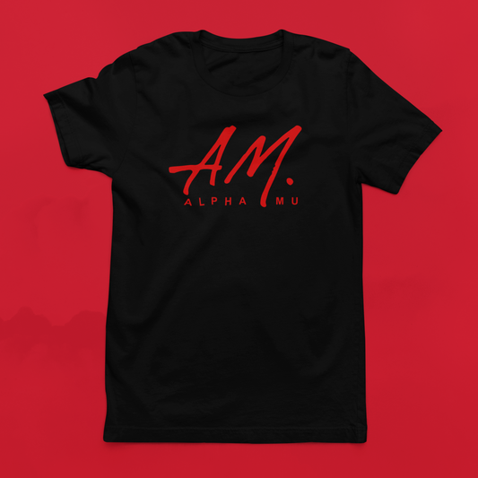 Alpha Mu. Period. T-shirt