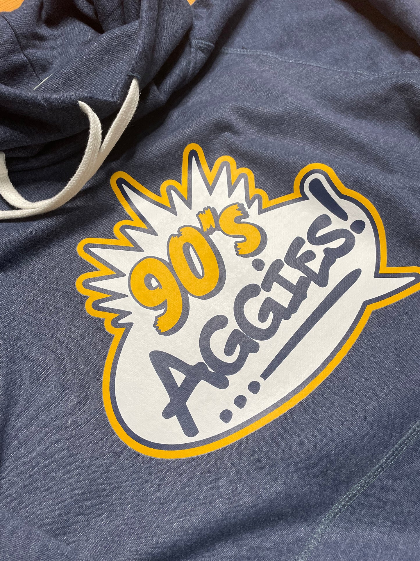 90's Aggies Ladies Cowl Neck Sweatshirt