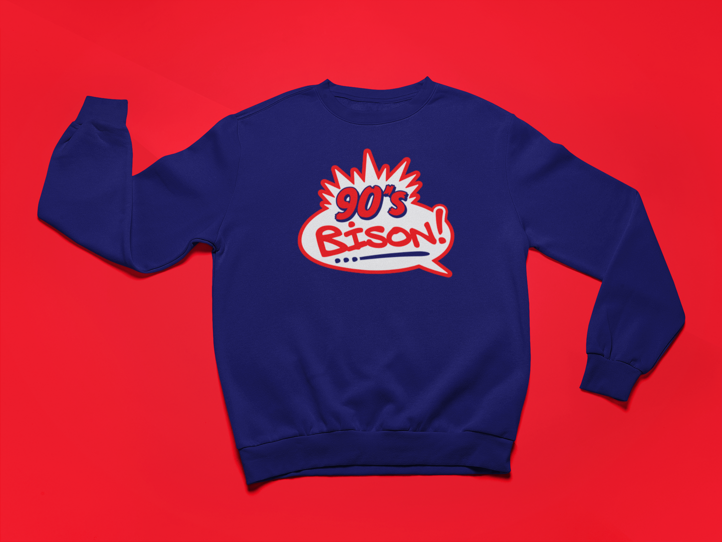 90s Bison Sweatshirt (YO! MTV Raps)